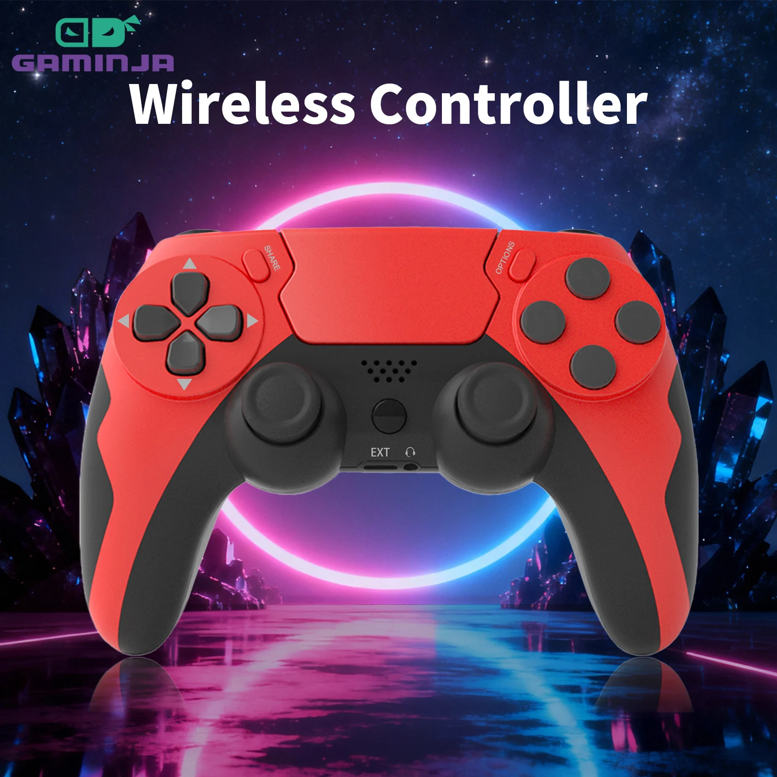 Party Games Playstation - GAMINJA New Wireless Gamepad P48 with
