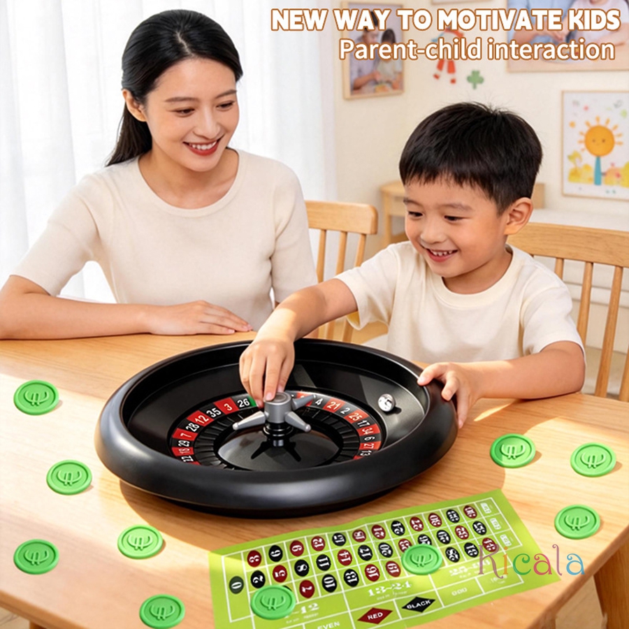 Kids Roulette Board Game Set P – Party Games Spin The Wheel recenzja i cena