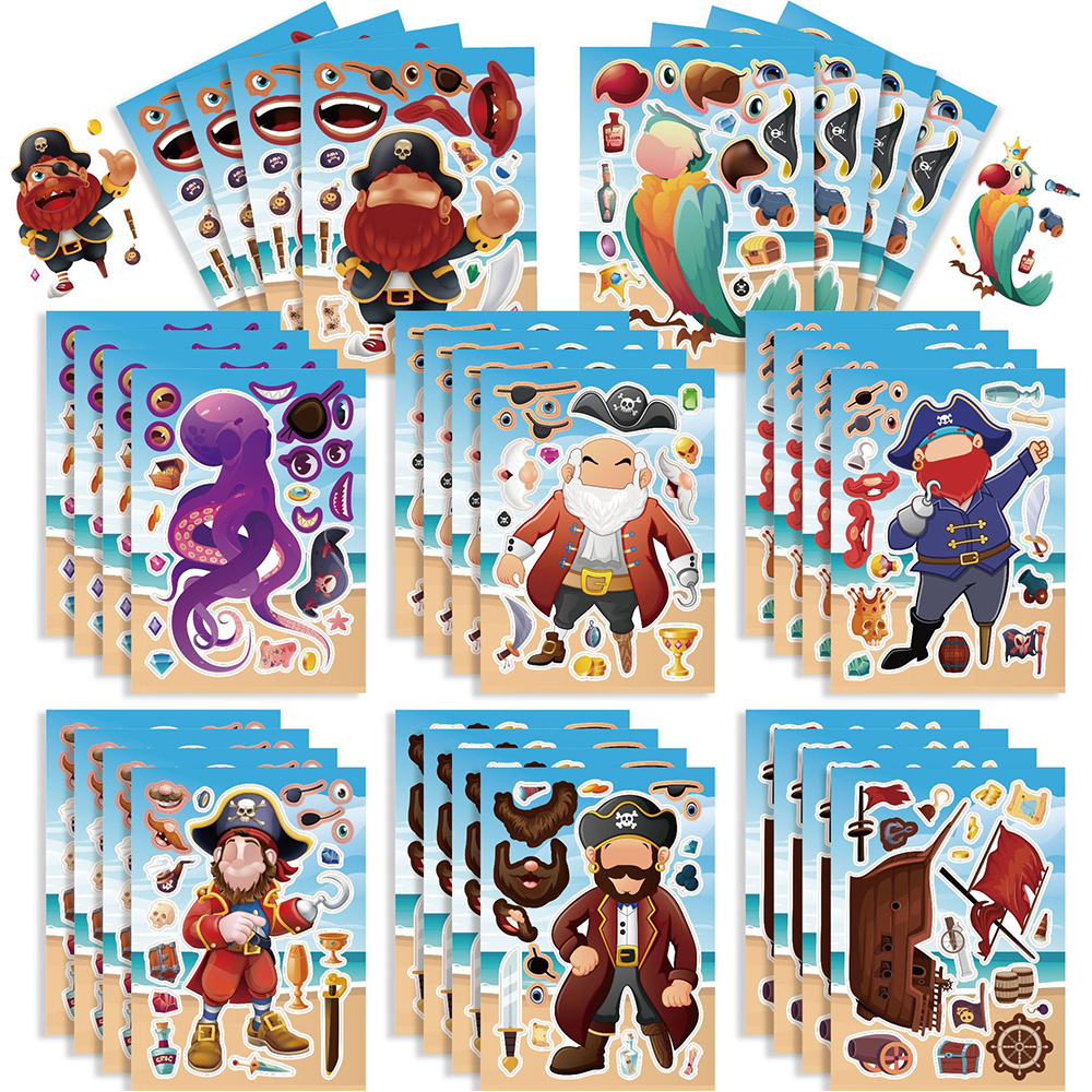 8/16Sheets Cool Pirate Ship Pu – Party Games Instagram recenzja i cena