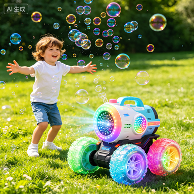 4-Wheel Colorful Manual Bubble – Party Games Lab recenzja i cena