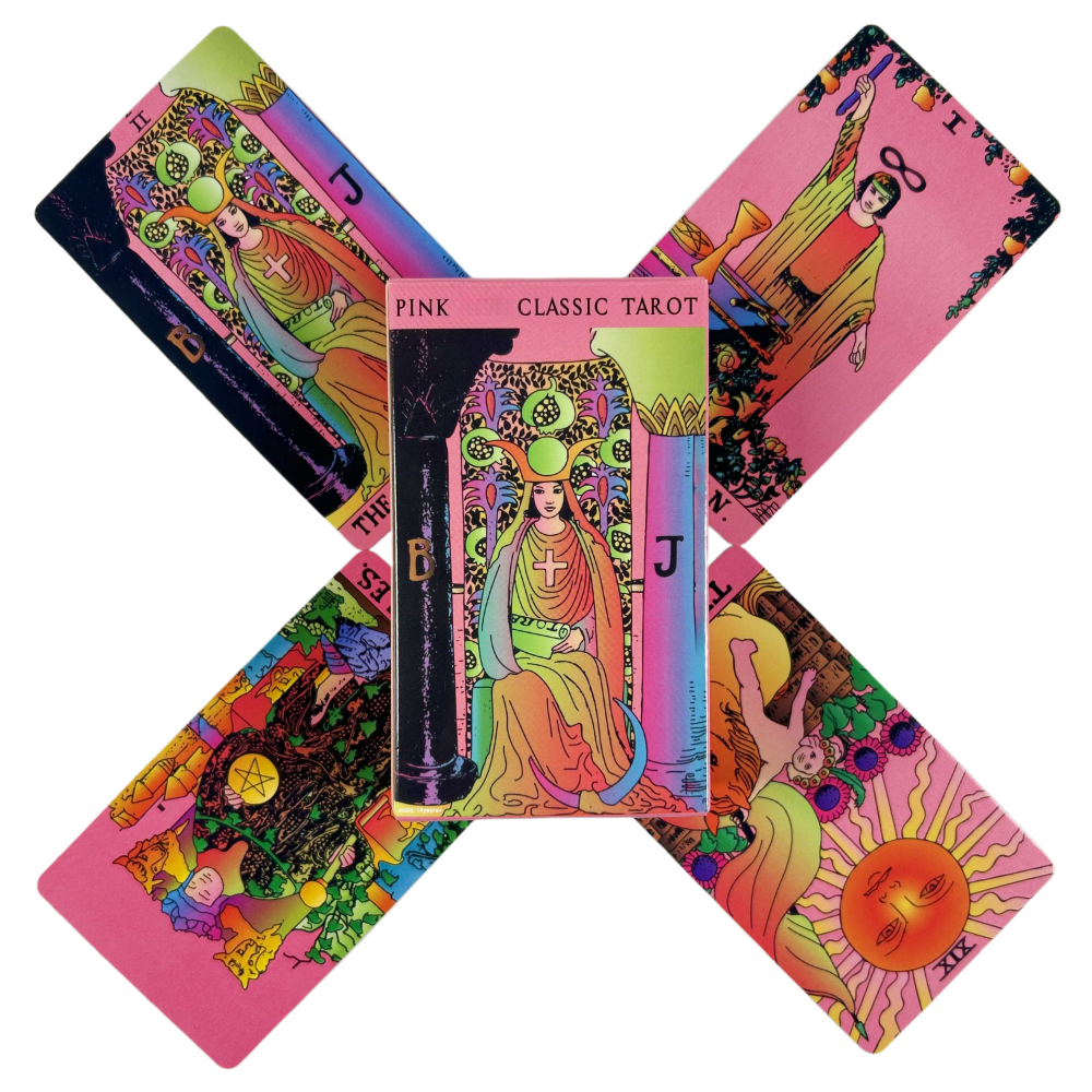 Pink Rider Tarot Card Deck 78  – Party Games Mystery recenzja i cena