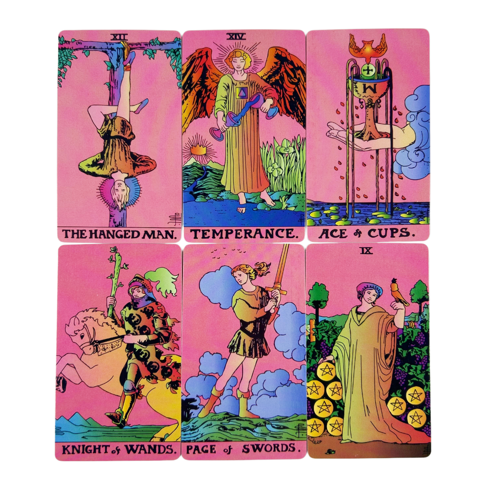 Pink Rider Tarot Card Deck 78  – Party Games Mystery recenzja i cena