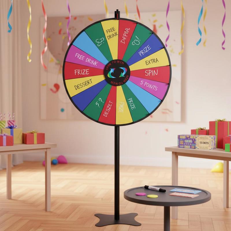 36 inch Spinning Prize Wheel,  – Party Games Spin The Wheel recenzja i cena