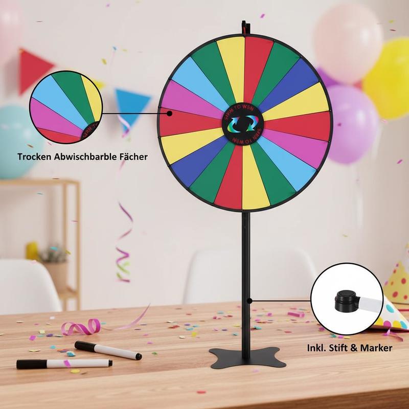 36 inch Spinning Prize Wheel,  – Party Games Spin The Wheel recenzja i cena