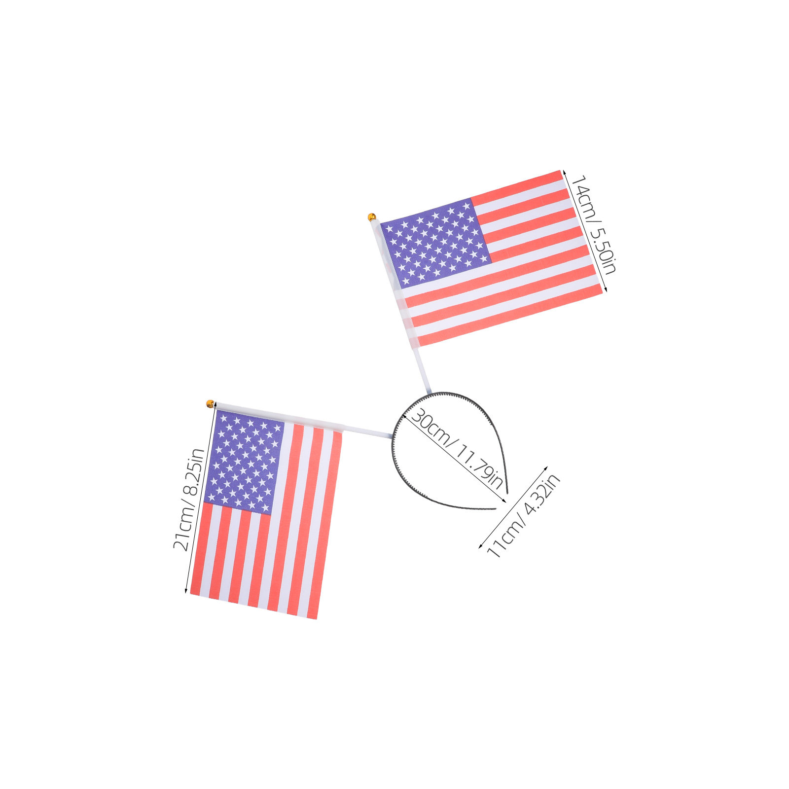 4Pcs Usa Flag Headband for Soc – Party Games Usa recenzja i cena
