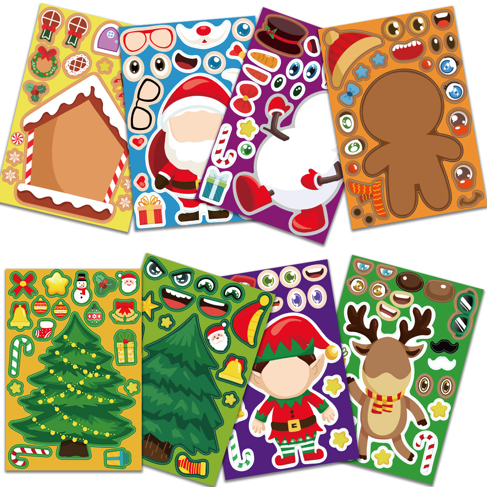 Kawaii Christmas Puzzle Sticke – Party Games Instagram recenzja i cena