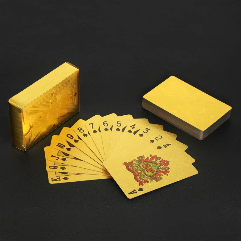 Gold Foil Skull Poker Cards Wa – Party Games Using Playing Cards recenzja i cena