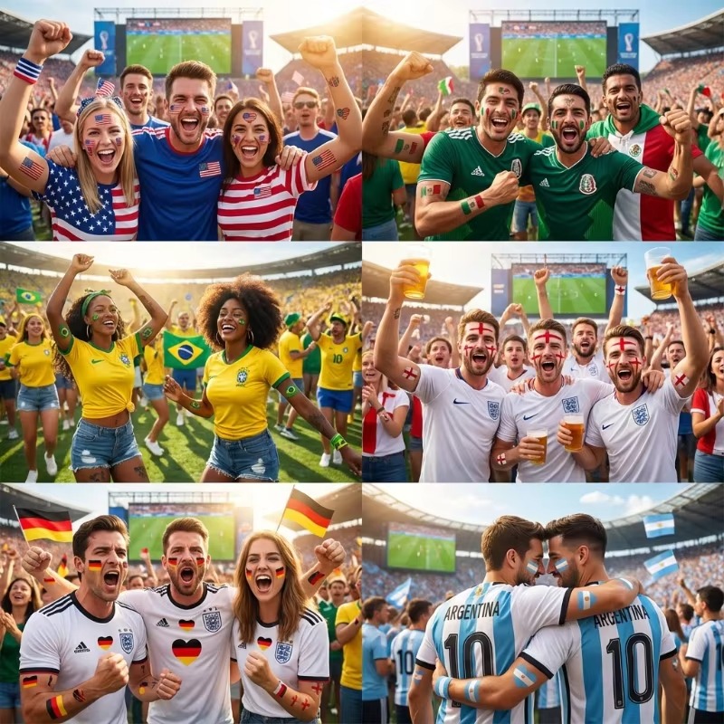 10-50PCS  Temporary Flag Tatto – Party Games Usa recenzja i cena