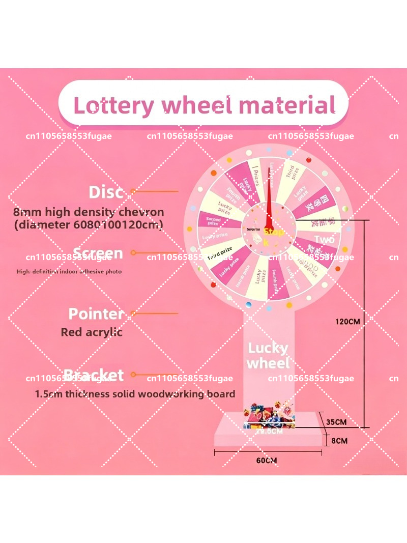 Pink Lucky Spin Wheel Game wit – Party Games Spin The Wheel recenzja i cena