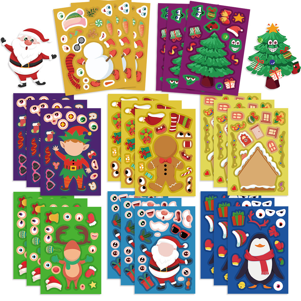 8/16Sheets Cartoon Christmas M – Party Games Instagram recenzja i cena
