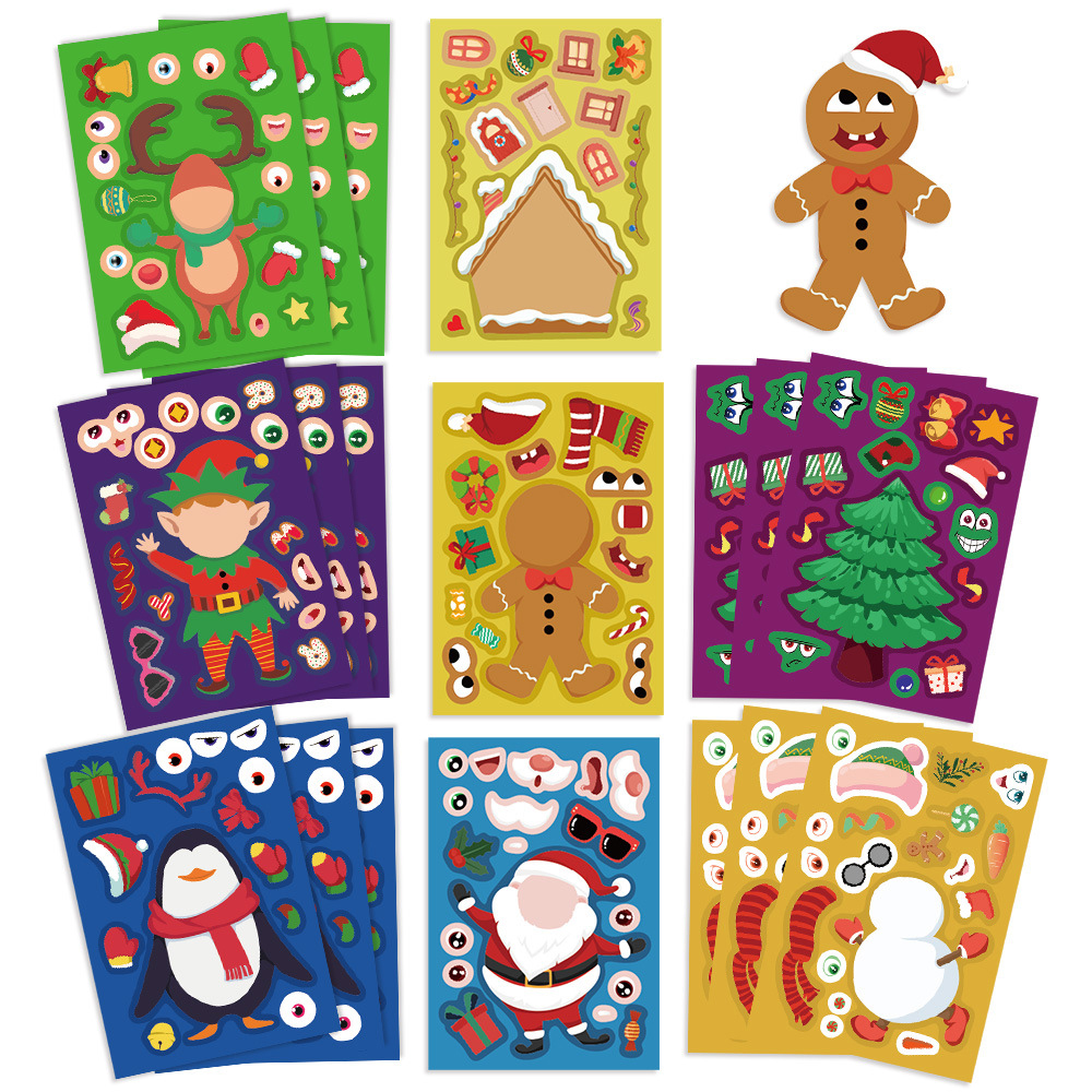 8/16Sheets Cartoon Christmas M – Party Games Instagram recenzja i cena