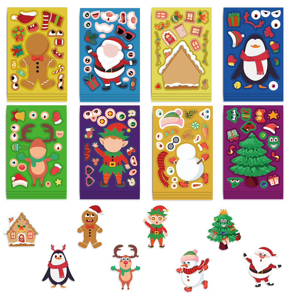 8/16Sheets Cartoon Christmas M – Party Games Instagram recenzja i cena