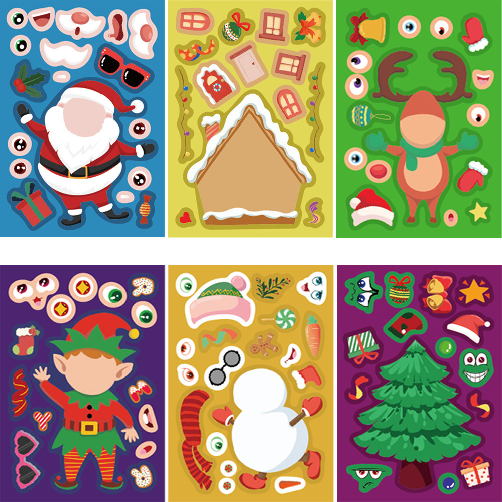 8/16Sheets Cartoon Christmas M – Party Games Instagram recenzja i cena