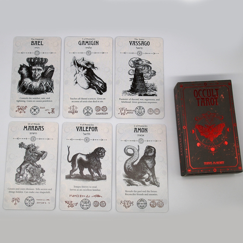77HC 78 Cards Deck Occult Taro – Party Games Mystery recenzja i cena