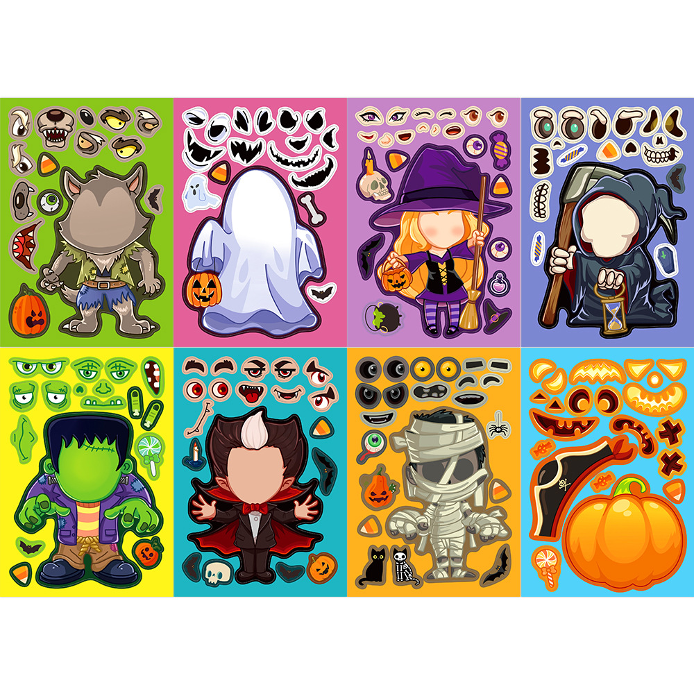 8pcs/pack Cartoon Halloween St – Party Games Instagram recenzja i cena