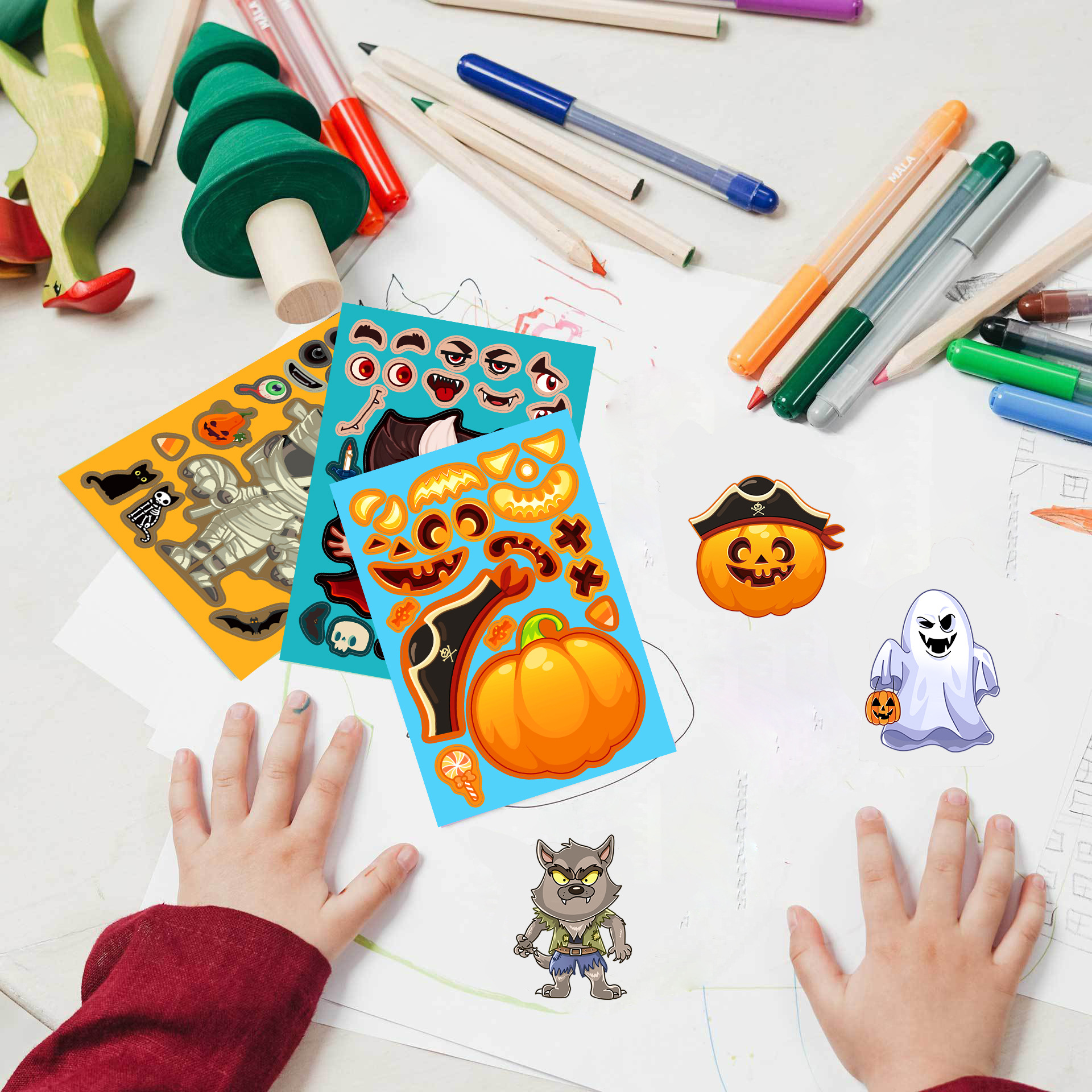 8pcs/pack Cartoon Halloween St – Party Games Instagram recenzja i cena