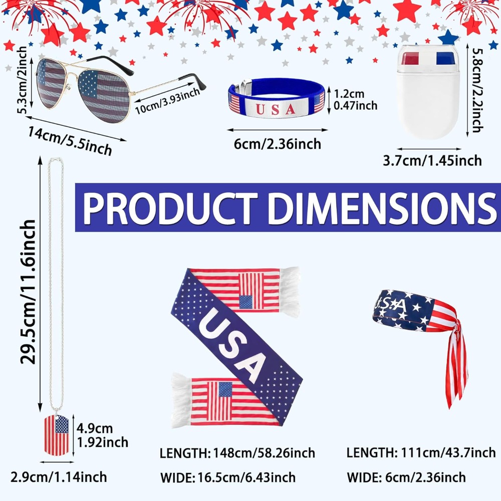 2026 USA Fan Kit Patriotic Sup – Party Games Usa recenzja i cena