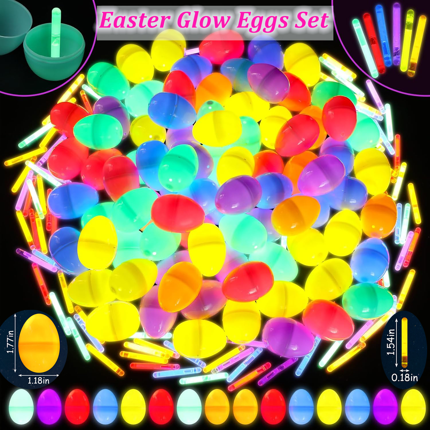 100-300Set Easter Eggs with Mi – Party Games Usa recenzja i cena