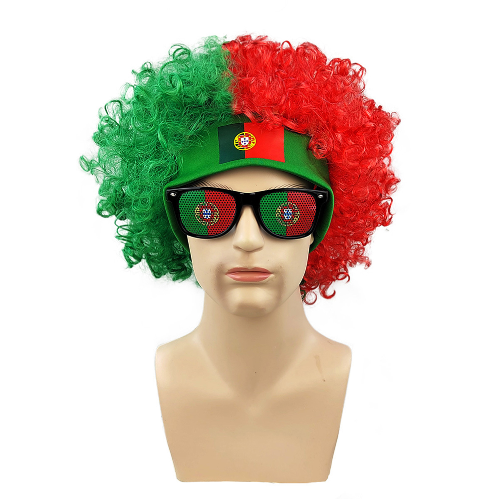 USA Flag Afro Wig + Sunglasses – Party Games Usa recenzja i cena