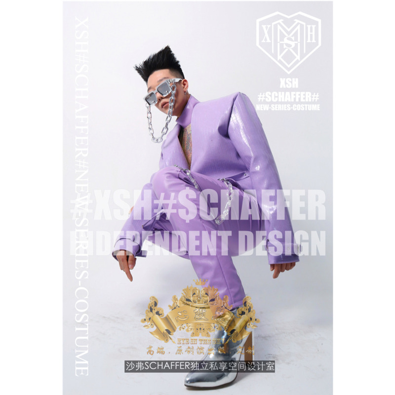 Purple Cosplay Halloween Men's – Party Games New recenzja i cena