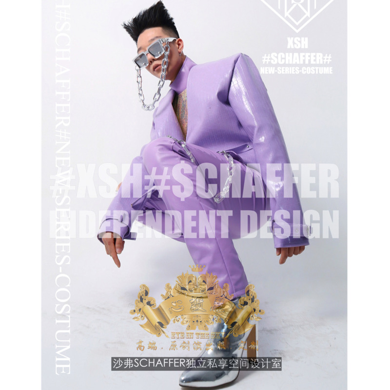 Purple Cosplay Halloween Men's – Party Games New recenzja i cena