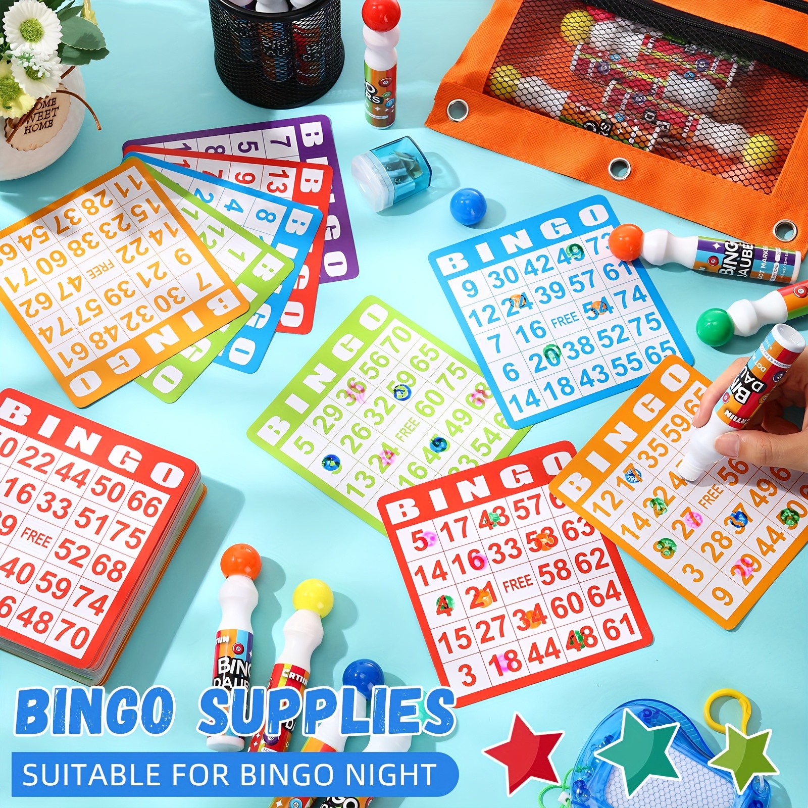 Set of 148 Bingo Game Cards in – Party Games Cards recenzja i cena