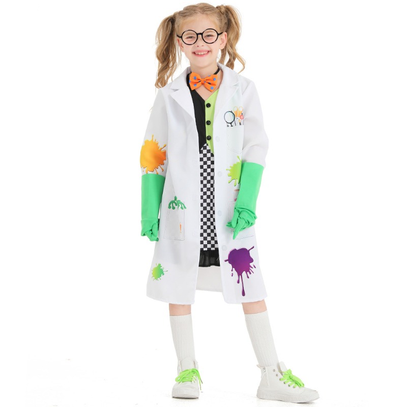 Kids Mad Scientist Costume Gir – Party Games Lab recenzja i cena