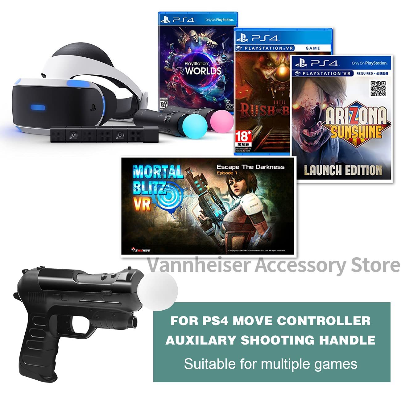 2PCS Somatosensory Handle Gun- – Party Games Playstation recenzja i cena